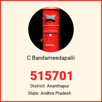 C Bandameedapalli pin code, district Ananthapur in Andhra Pradesh