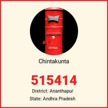 Chintakunta pin code, district Ananthapur in Andhra Pradesh