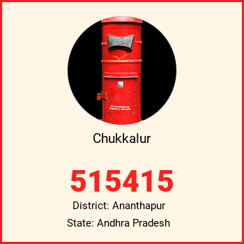 Chukkalur pin code, district Ananthapur in Andhra Pradesh