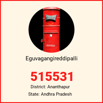 Eguvagangireddipalli pin code, district Ananthapur in Andhra Pradesh