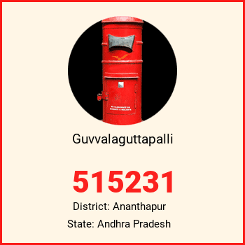 Guvvalaguttapalli pin code, district Ananthapur in Andhra Pradesh