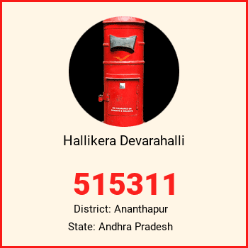 Hallikera Devarahalli pin code, district Ananthapur in Andhra Pradesh