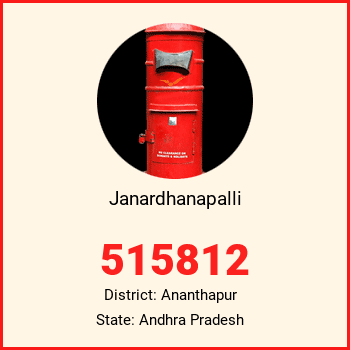 Janardhanapalli pin code, district Ananthapur in Andhra Pradesh