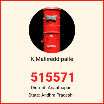 K.Mallireddipalle pin code, district Ananthapur in Andhra Pradesh