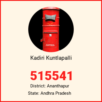 Kadiri Kuntlapalli pin code, district Ananthapur in Andhra Pradesh