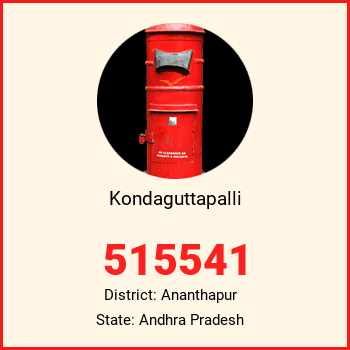 Kondaguttapalli pin code, district Ananthapur in Andhra Pradesh