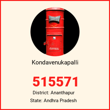 Kondavenukapalli pin code, district Ananthapur in Andhra Pradesh
