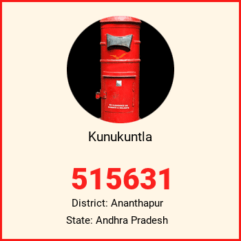 Kunukuntla pin code, district Ananthapur in Andhra Pradesh