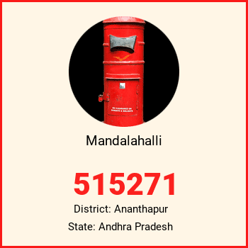 Mandalahalli pin code, district Ananthapur in Andhra Pradesh