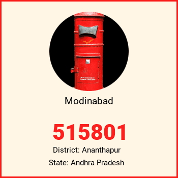 Modinabad pin code, district Ananthapur in Andhra Pradesh
