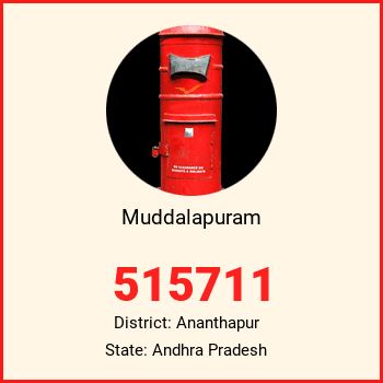 Muddalapuram pin code, district Ananthapur in Andhra Pradesh