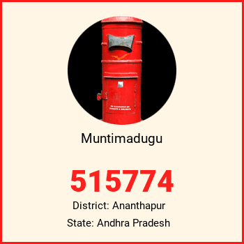 Muntimadugu pin code, district Ananthapur in Andhra Pradesh