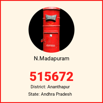 N.Madapuram pin code, district Ananthapur in Andhra Pradesh