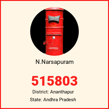 N.Narsapuram pin code, district Ananthapur in Andhra Pradesh