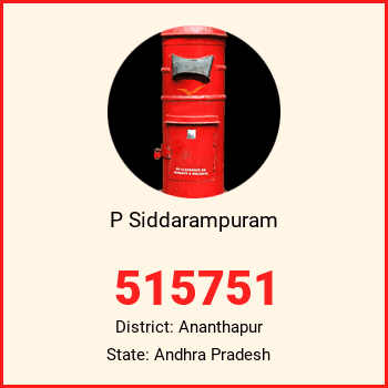 P Siddarampuram pin code, district Ananthapur in Andhra Pradesh
