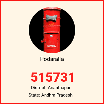 Podaralla pin code, district Ananthapur in Andhra Pradesh
