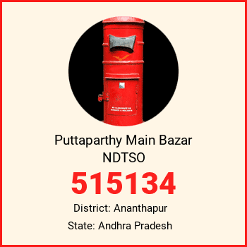 Puttaparthy Main Bazar NDTSO pin code, district Ananthapur in Andhra Pradesh