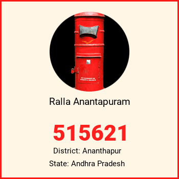 Ralla Anantapuram pin code, district Ananthapur in Andhra Pradesh