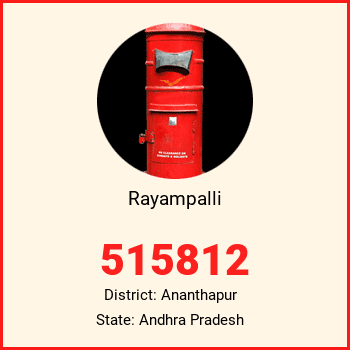 Rayampalli pin code, district Ananthapur in Andhra Pradesh