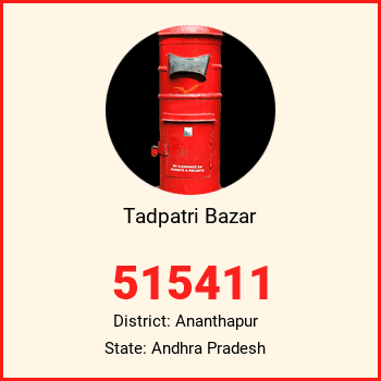 Tadpatri Bazar pin code, district Ananthapur in Andhra Pradesh