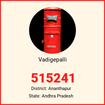 Vadigepalli pin code, district Ananthapur in Andhra Pradesh
