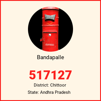 Bandapalle pin code, district Chittoor in Andhra Pradesh