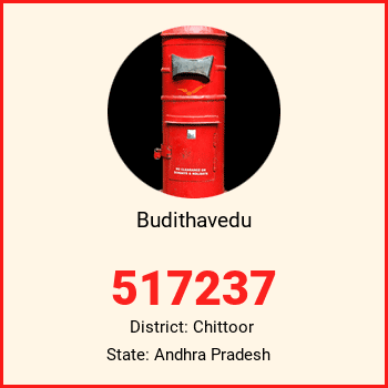 Budithavedu pin code, district Chittoor in Andhra Pradesh