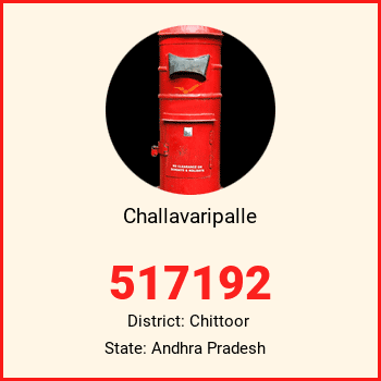 Challavaripalle pin code, district Chittoor in Andhra Pradesh