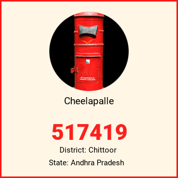 Cheelapalle pin code, district Chittoor in Andhra Pradesh