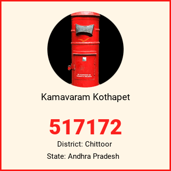 Kamavaram Kothapet pin code, district Chittoor in Andhra Pradesh