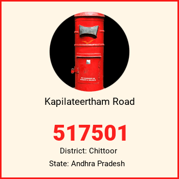 Kapilateertham Road pin code, district Chittoor in Andhra Pradesh