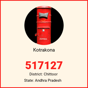 Kotrakona pin code, district Chittoor in Andhra Pradesh