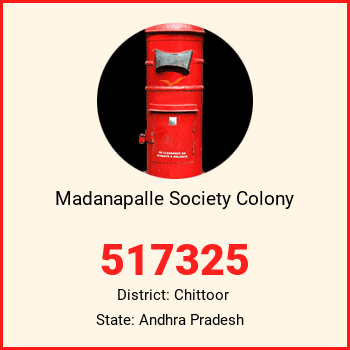 Madanapalle Society Colony pin code, district Chittoor in Andhra Pradesh