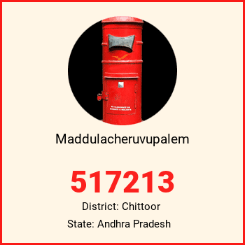Maddulacheruvupalem pin code, district Chittoor in Andhra Pradesh