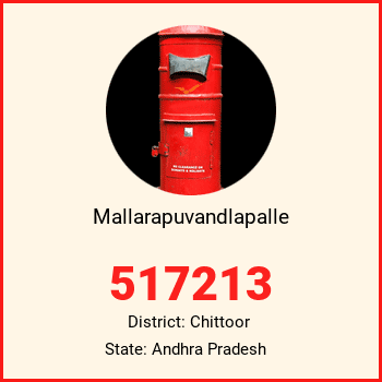 Mallarapuvandlapalle pin code, district Chittoor in Andhra Pradesh