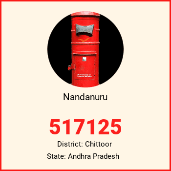 Nandanuru pin code, district Chittoor in Andhra Pradesh