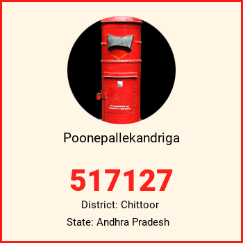 Poonepallekandriga pin code, district Chittoor in Andhra Pradesh