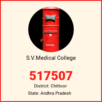 S.V.Medical College pin code, district Chittoor in Andhra Pradesh