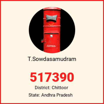 T.Sowdasamudram pin code, district Chittoor in Andhra Pradesh