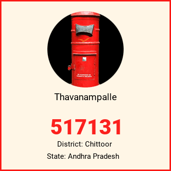 Thavanampalle pin code, district Chittoor in Andhra Pradesh