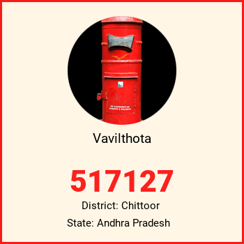 Vavilthota pin code, district Chittoor in Andhra Pradesh