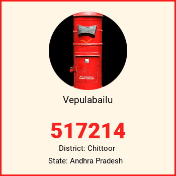 Vepulabailu pin code, district Chittoor in Andhra Pradesh