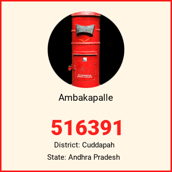 Ambakapalle pin code, district Cuddapah in Andhra Pradesh