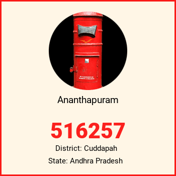 Ananthapuram pin code, district Cuddapah in Andhra Pradesh
