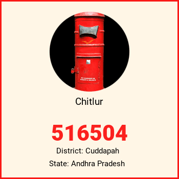 Chitlur pin code, district Cuddapah in Andhra Pradesh