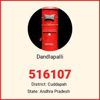 Dandlapalli pin code, district Cuddapah in Andhra Pradesh