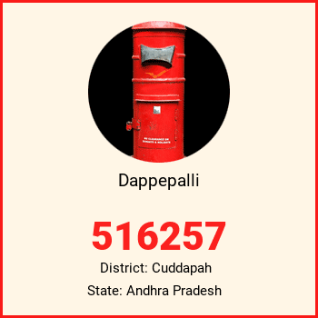 Dappepalli pin code, district Cuddapah in Andhra Pradesh