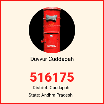 Duvvur Cuddapah pin code, district Cuddapah in Andhra Pradesh