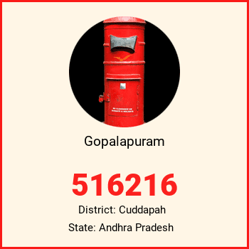 Gopalapuram pin code, district Cuddapah in Andhra Pradesh