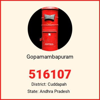 Gopamambapuram pin code, district Cuddapah in Andhra Pradesh